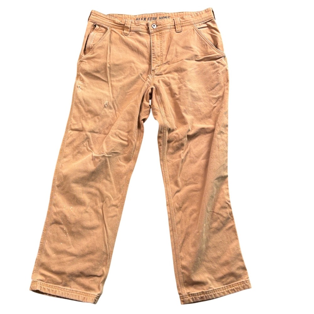 Duluth Trading Flex Fire Hose Work Pants Mens 33x28 (Tag 34x30) Utility Gorpcore